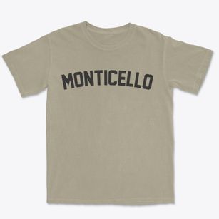 Monticello Illinois Classic Curve Premium Heavyweight T-shirt