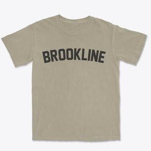 Brookline New Hampshire Classic Curve Premium Heavyweight T-shirt
