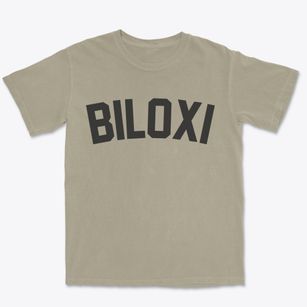 Biloxi Mississippi Classic Curve Premium Heavyweight T-shirt