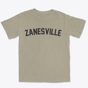 Zanesville Indiana Classic Curve Premium Heavyweight T-shirt