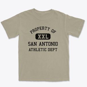 San Antonio Texas Athletic Dept Premium Heavyweight T-shirt