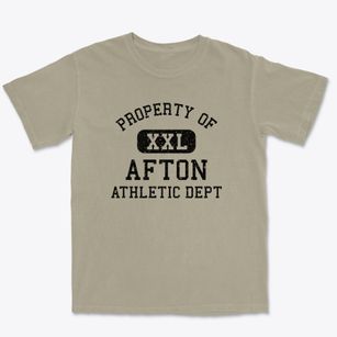 Afton Wyoming Athletic Dept Premium Heavyweight T-shirt