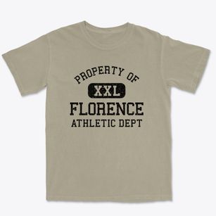 Florence Illinois Athletic Dept Premium Heavyweight T-shirt