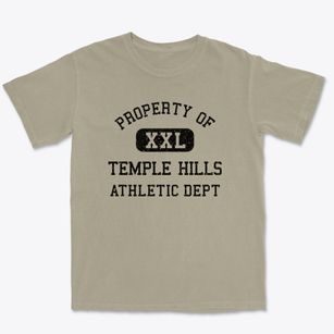 Temple Hills Maryland Athletic Dept Premium Heavyweight T-shirt