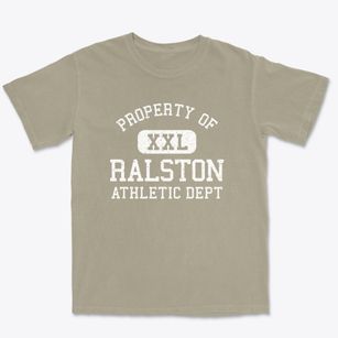 Ralston Nebraska Athletic Dept Premium Heavyweight T-shirt