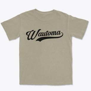 Wautoma Wisconsin Vintage Team Premium Heavyweight T-shirt