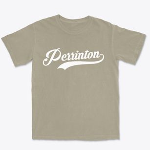 Perrinton Michigan Vintage Team Premium Heavyweight T-shirt