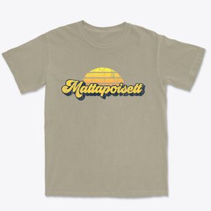 Mattapoisett Massachusetts Sublime Sunset Premium Heavyweight T-shirt