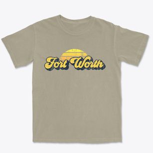 Fort Worth Texas Sublime Sunset Premium Heavyweight T-shirt
