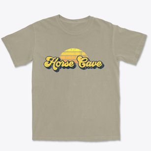 Horse Cave Kentucky Sublime Sunset Premium Heavyweight T-shirt