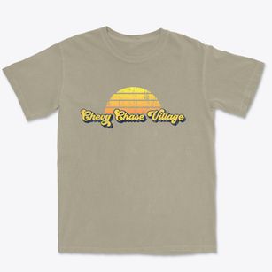 Chevy Chase Village Maryland Sublime Sunset Premium Heavyweight T-shirt