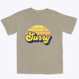 Surry Maine Sublime Sunset Premium Heavyweight T-shirt