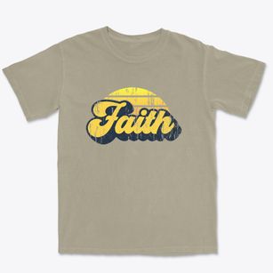 Faith North Carolina Sublime Sunset Premium Heavyweight T-shirt