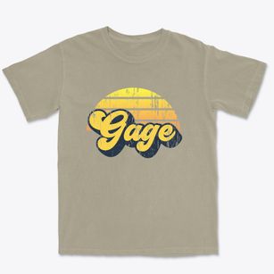 Gage Oklahoma Sublime Sunset Premium Heavyweight T-shirt