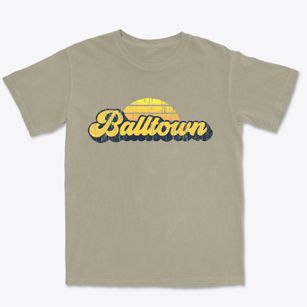 Balltown Iowa Sublime Sunset Premium Heavyweight T-shirt