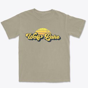 Wolf Lake Minnesota Sublime Sunset Premium Heavyweight T-shirt