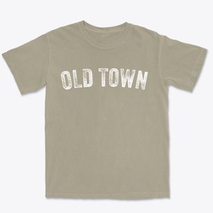 Old Town Maine Timeless Retro Premium Heavyweight T-shirt