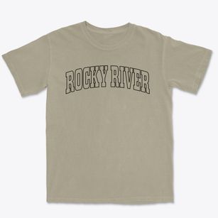 Rocky River Ohio Trendy Block Premium Heavyweight T-shirt