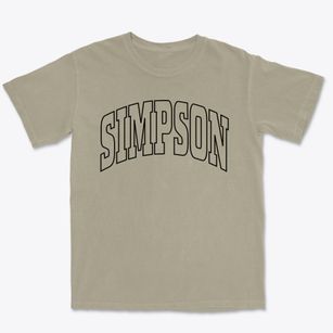 Simpson North Carolina Trendy Block Premium Heavyweight T-shirt