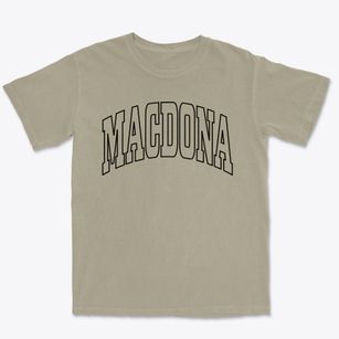 Macdona Texas Trendy Block Premium Heavyweight T-shirt
