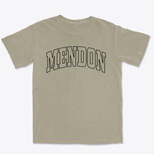 Mendon Missouri Trendy Block Premium Heavyweight T-shirt