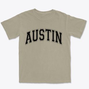 Austin Texas Varsity Premium Heavyweight T-shirt