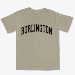 Burlington Vermont Varsity Premium Heavyweight T-shirt