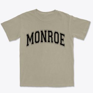 Monroe North Carolina Varsity Premium Heavyweight T-shirt