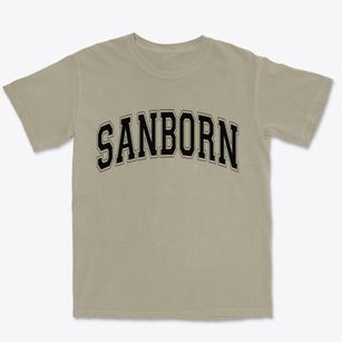 Sanborn Iowa Varsity Premium Heavyweight T-shirt