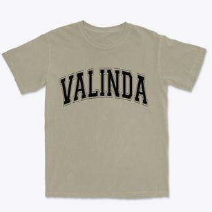 Valinda California Varsity Premium Heavyweight T-shirt