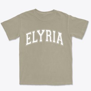 Elyria Nebraska Varsity Premium Heavyweight T-shirt