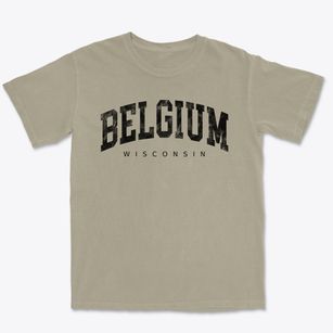 Belgium Wisconsin Urban Vibe Premium Heavyweight T-shirt