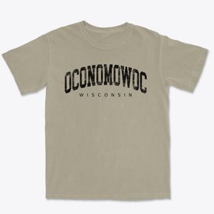 Oconomowoc Wisconsin Urban Vibe Premium Heavyweight T-shirt
