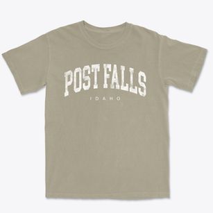 Post Falls Idaho Urban Vibe Premium Heavyweight T-shirt