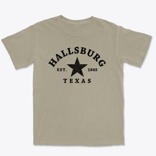Hallsburg Texas Star Premium Heavyweight T-shirt