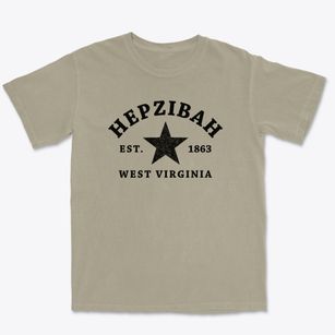 Hepzibah West Virginia Star Premium Heavyweight T-shirt