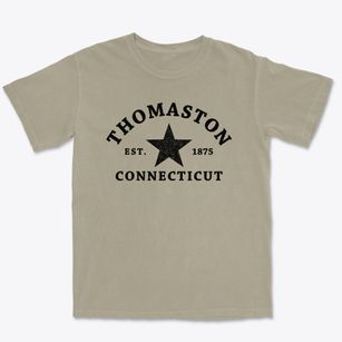 Thomaston Connecticut Star Premium Heavyweight T-shirt