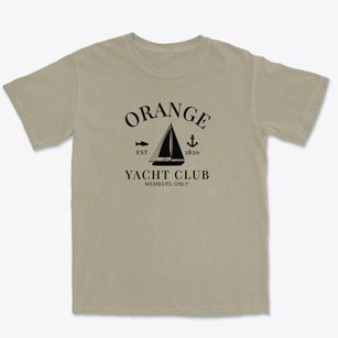 Orange Ohio Yacht Club Premium Heavyweight T-shirt