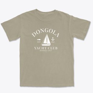 Dongola Illinois Yacht Club Premium Heavyweight T-shirt