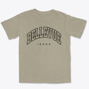 Bellevue Idaho Inline Premium Heavyweight T-shirt