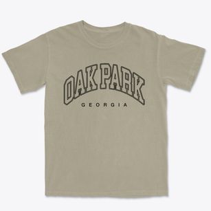 Oak Park Georgia Inline Premium Heavyweight T-shirt