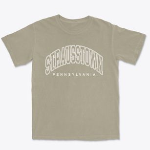 Strausstown Pennsylvania Inline Premium Heavyweight T-shirt