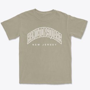 Hamilton Square New Jersey Inline Premium Heavyweight T-shirt