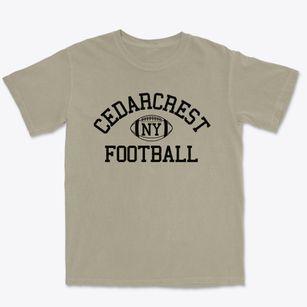 Cedarcrest New York Football Premium Heavyweight T-shirt