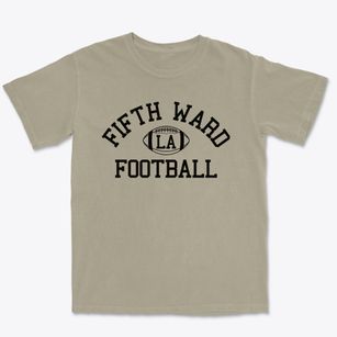 Fifth Ward Louisiana Football Premium Heavyweight T-shirt