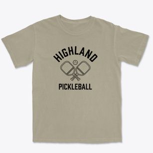 Highland Wisconsin Pickleball Premium Heavyweight T-shirt
