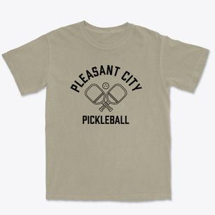 Pleasant City Ohio Pickleball Premium Heavyweight T-shirt