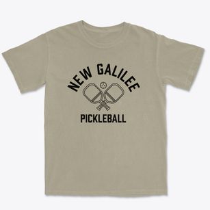 New Galilee Pennsylvania Pickleball Premium Heavyweight T-shirt