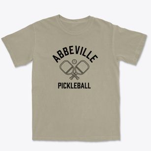 Abbeville Louisiana Pickleball Premium Heavyweight T-shirt