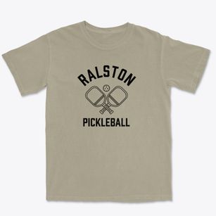 Ralston Nebraska Pickleball Premium Heavyweight T-shirt